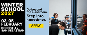 nanoGUNE Winter School 2027. Step into nanoscience. Apply.