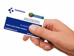 Osakidetza health card