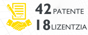 42 patente - 18 lizentzia
