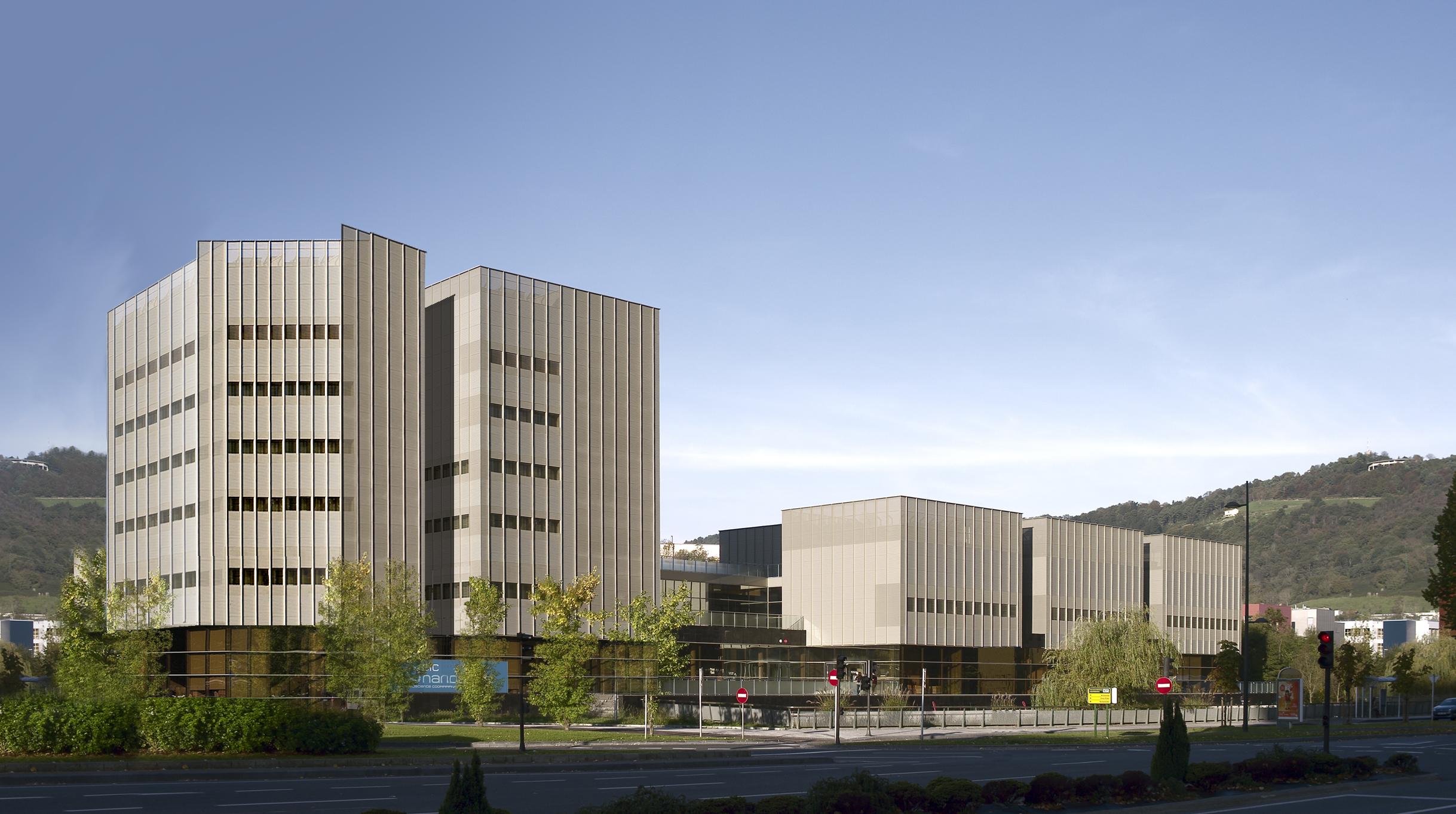 Imagen de cómo quedará la nueva torre de nanoGUNE al finalizar las obras