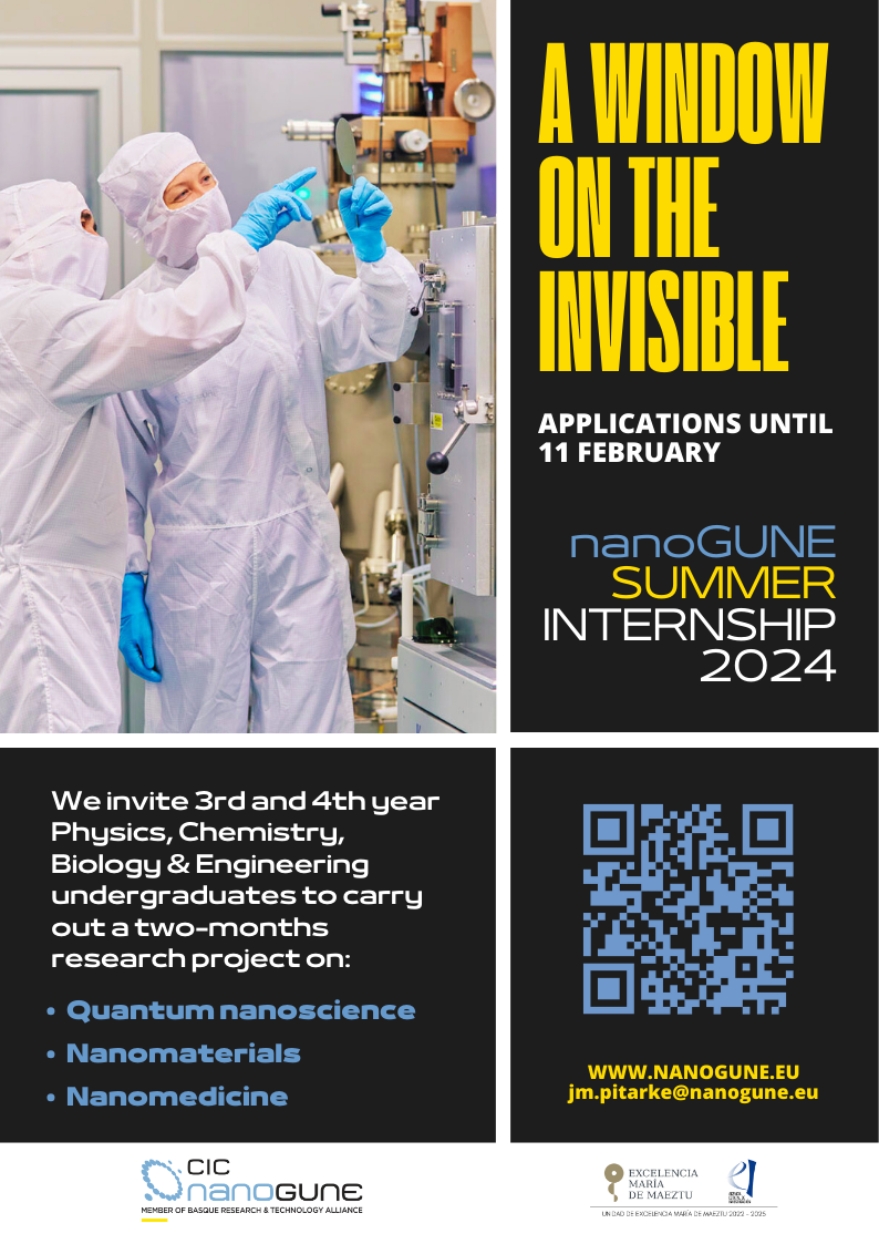 summer internship call poster 2024