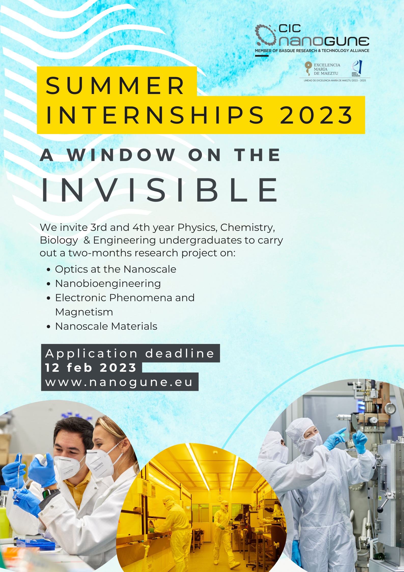 Summer Internship poster