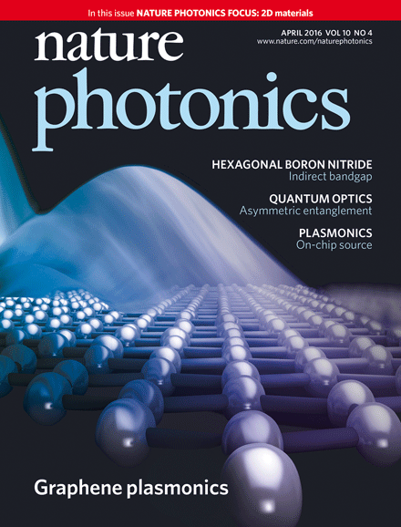 nanoGUNE research on Nature Photonics cover | nanoGUNE