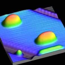 Manganese atomic wires constructed on copper nitride