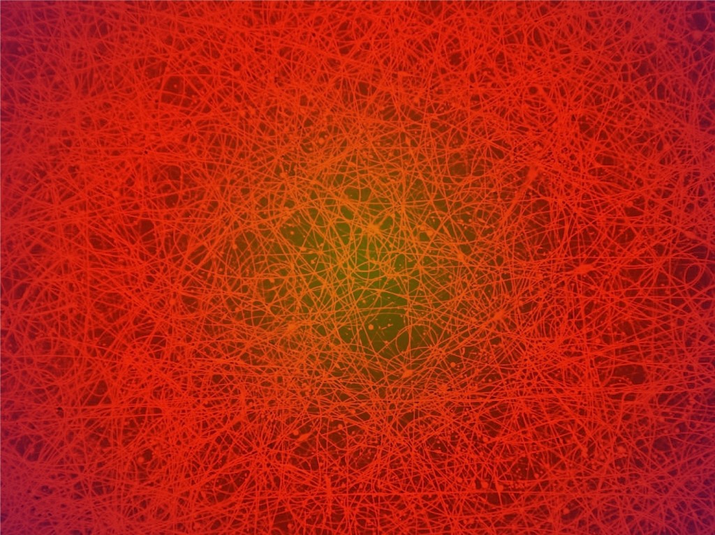 Electronspun fibres image