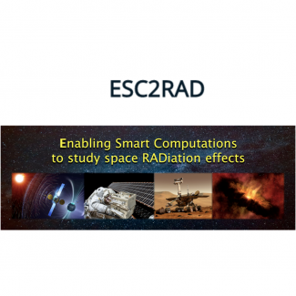 ESC2RAD- Enabling Smart Computations to study space RADiation effects