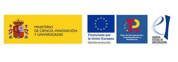 Logo Ministerio de Ciencia, Innovación y Universidad, Next Generation, AEI