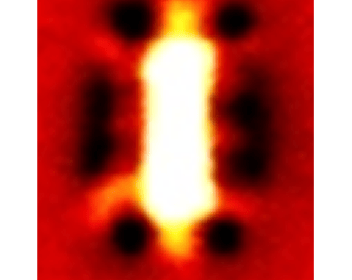 Near-field image of a rectangle graphene nanoresonator (Image: nanoGUNE)