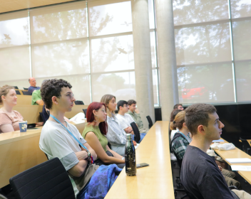 Undergraduate students at the meeting